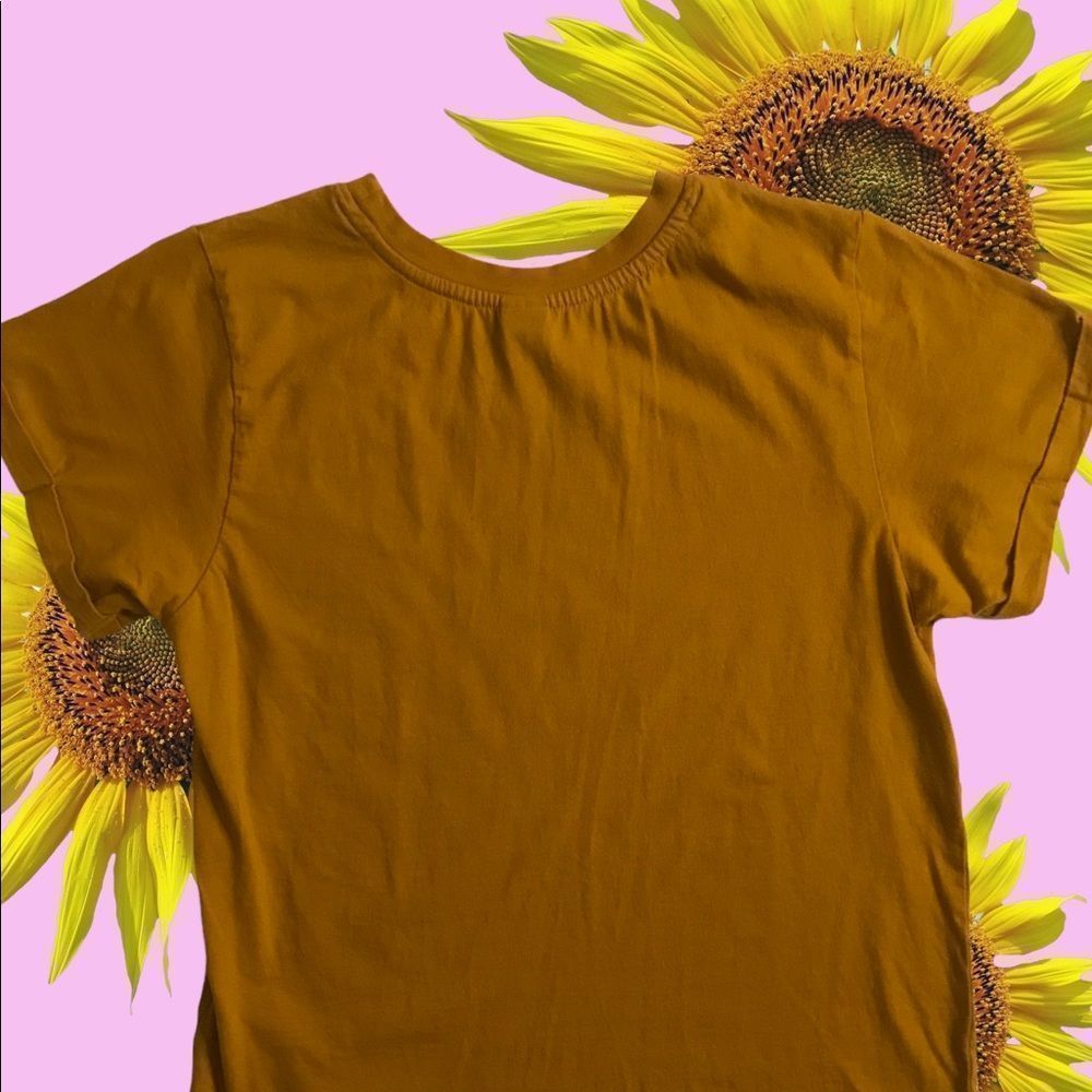 VIBE N’ “NOT SORRY” Tee Short Sleeves Gold Size Small - Picture 5 of 6